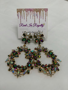 "Petals" Colorful Chandelier Earrings