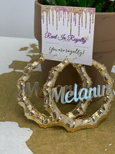 Load image into Gallery viewer, &quot;Color Me Melanin&quot; Hoop Earrings
