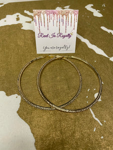 "Shimmer Shimmer" Hoop Earrings