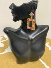 Load image into Gallery viewer, &quot;Rec the night&quot; hanging Earrings
