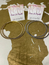 Load image into Gallery viewer, &quot;Shimmer Shimmer&quot; Hoop Earrings
